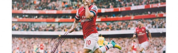 £85.99 BBX – Jack Wilshere Hand Signed Arsenal Photo 16×20 – Wonder Goal vs Norwich City