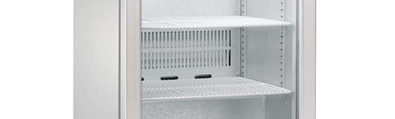 Glass door fridge