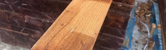 SOLD Brown Treated Featheredge Boards – Quality Stock at a Great Price!